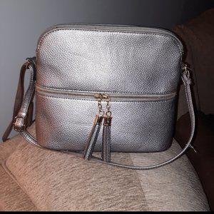 Small Silver Crossbody Purse